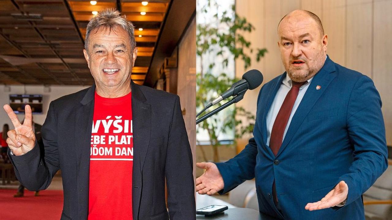 Na kombosnímke zľava Jozef Pročko a Rudolf Huliak.
