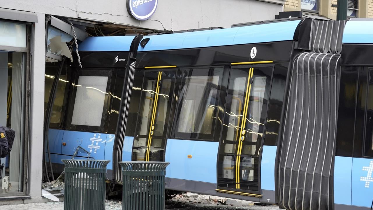 JB 24 Oslo - Vykoľajená električka- ilustr. obr.