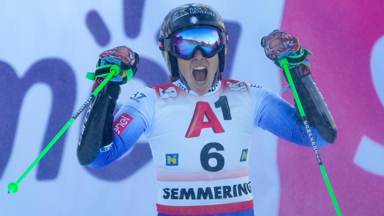 Federica Brignoneová vyhrala obrovský slalom v Semmeringu.