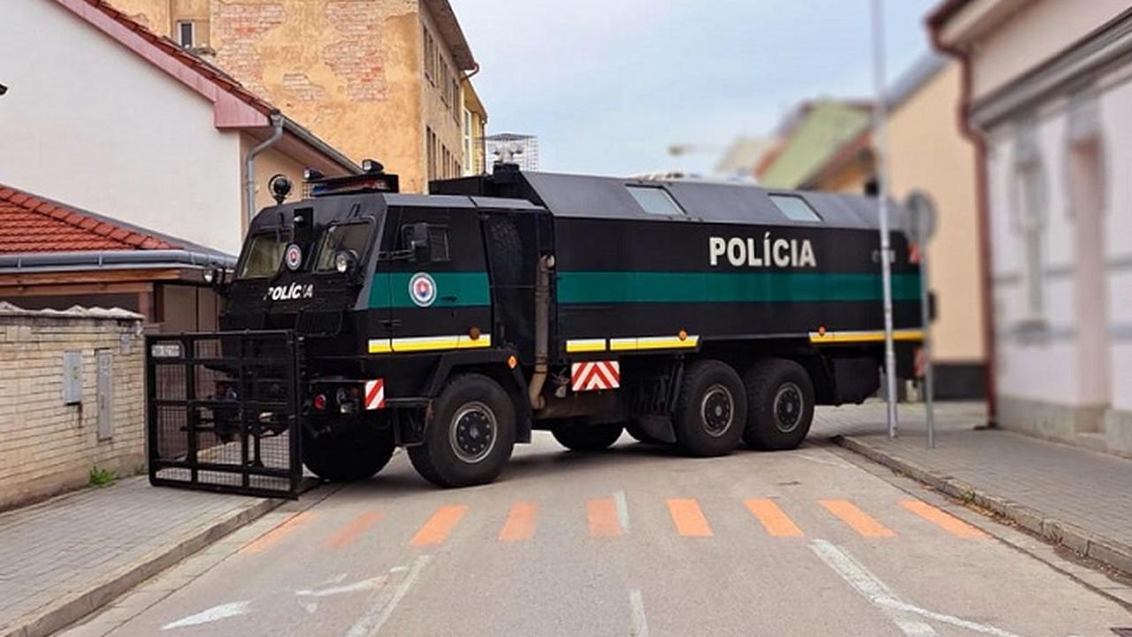 Polícia kontrolovala priebeh celej udalosti.