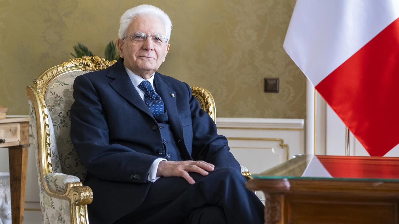 Na snímke taliansky prezident Sergio Mattarella.