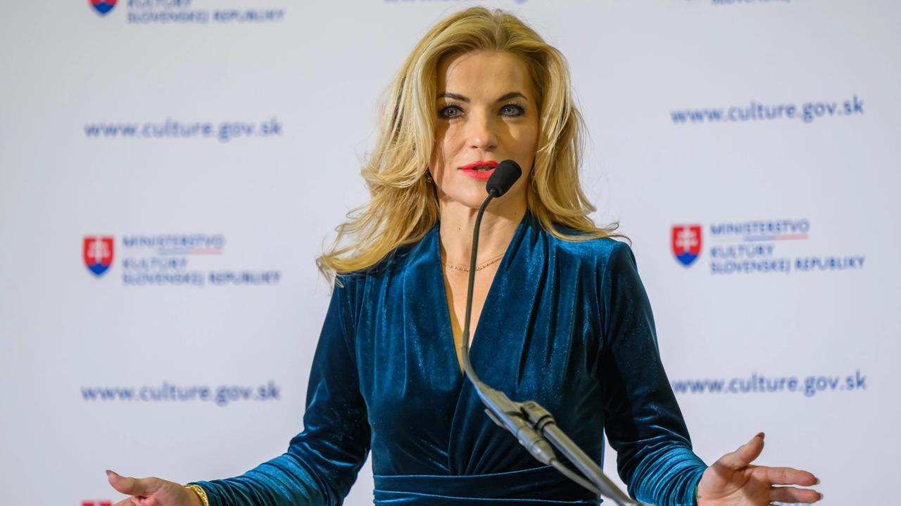 Na snímke ministerka kultúry SR Martina Šimkovičová.