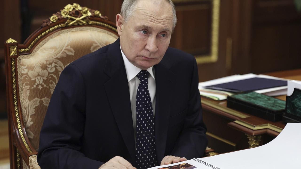 Na snímke ruský prezident Vladimir Putin.