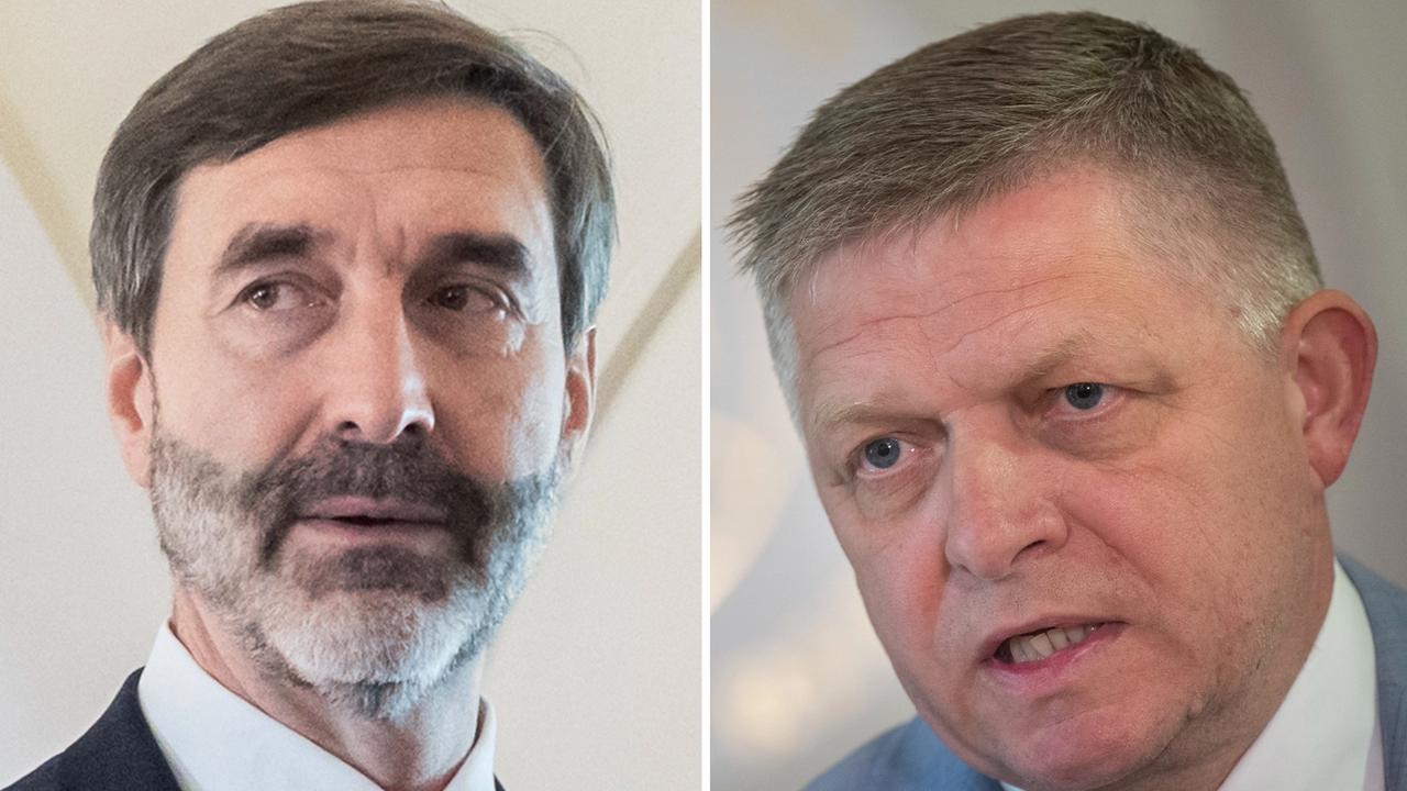 Juraj Blanár a Robert Fico.