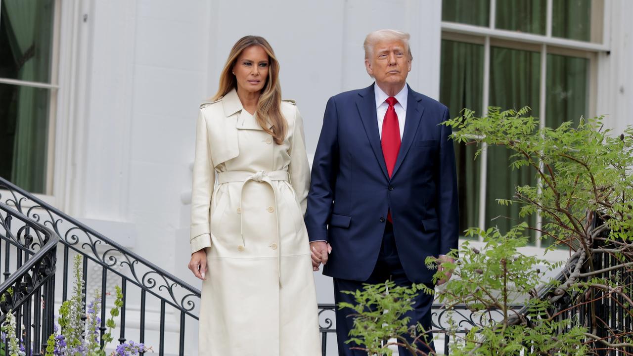 Americký prezident Donald Trump s manželkou Melaniou
