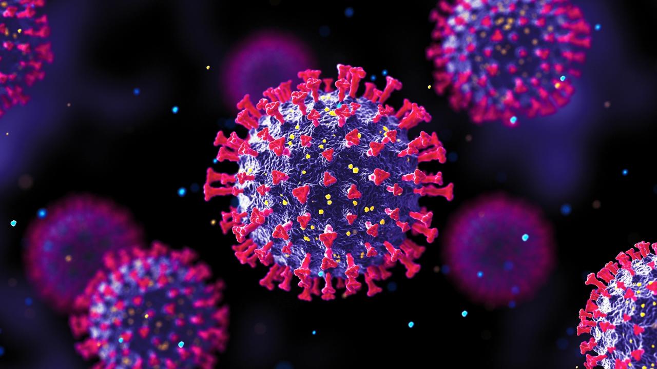 Coronavirus. COVID-19. 3D Render