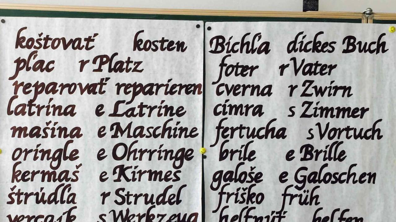 V nárečiach na východe Slovenska je mnoho prevzatých výrazov.