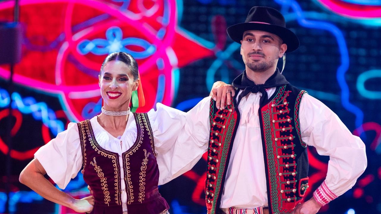 Zuzana Porubjaková a Jaroslav Ihring počas ôsmeho kola Let's dance 2025.