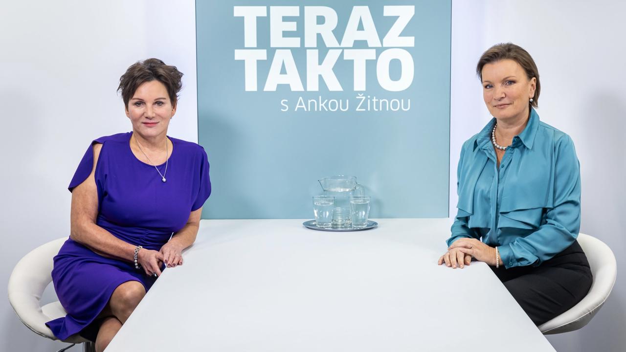 Diskusná relácia "Teraz Takto s Ankou Žitnou", ktorej hosťom bola sudkyňa Ayše Eren Pružinec.