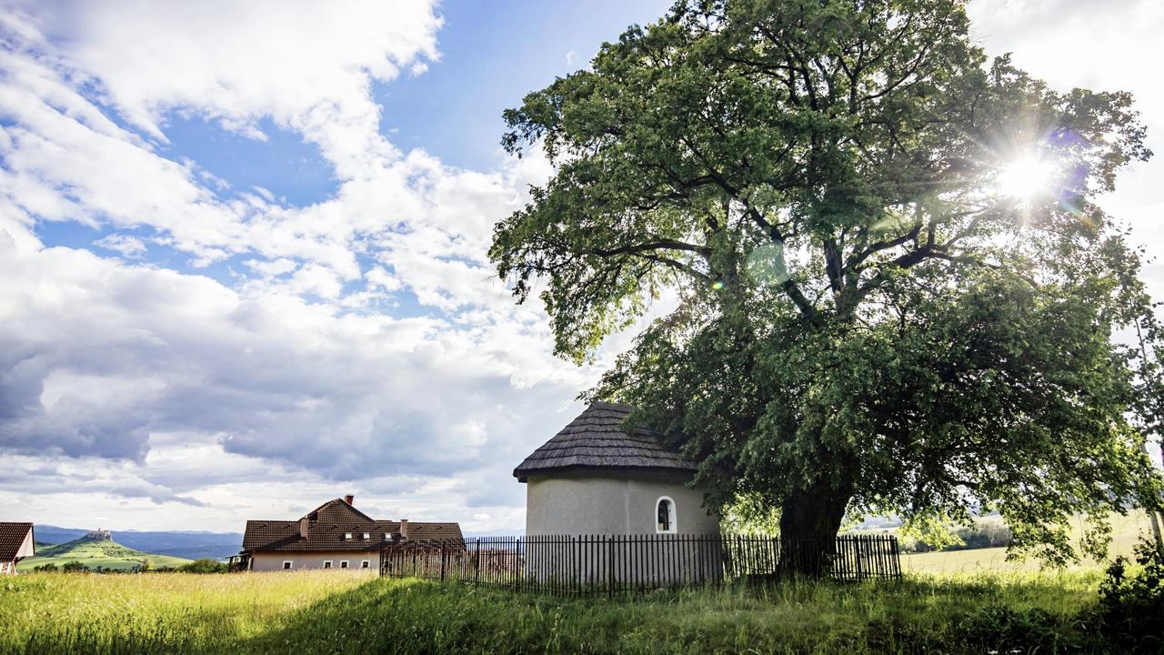 Lipa s kaplnkou pôsobia skutočne rozprávkovo. 