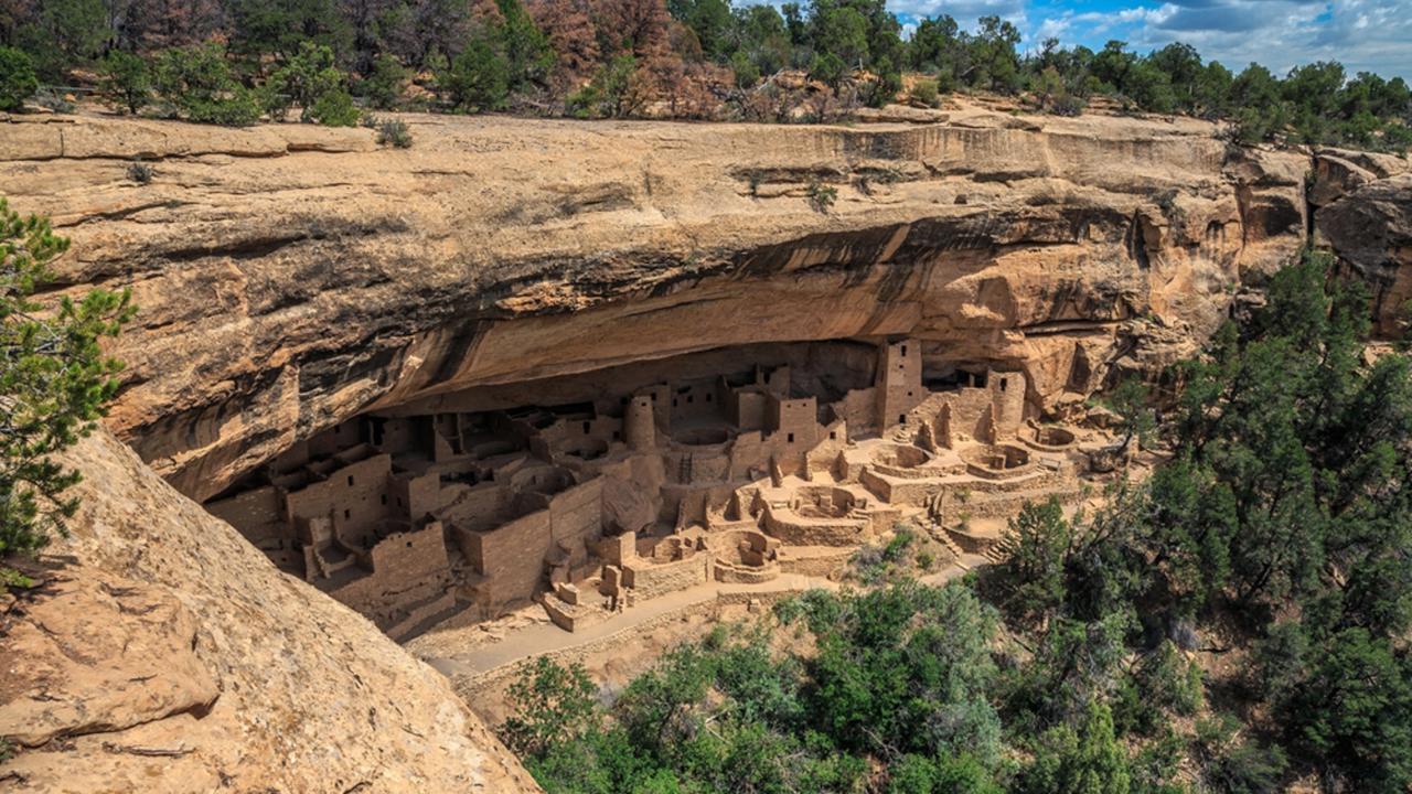 Cliff Palace View from the Overlook, Mesa Verde National Park, Colorado