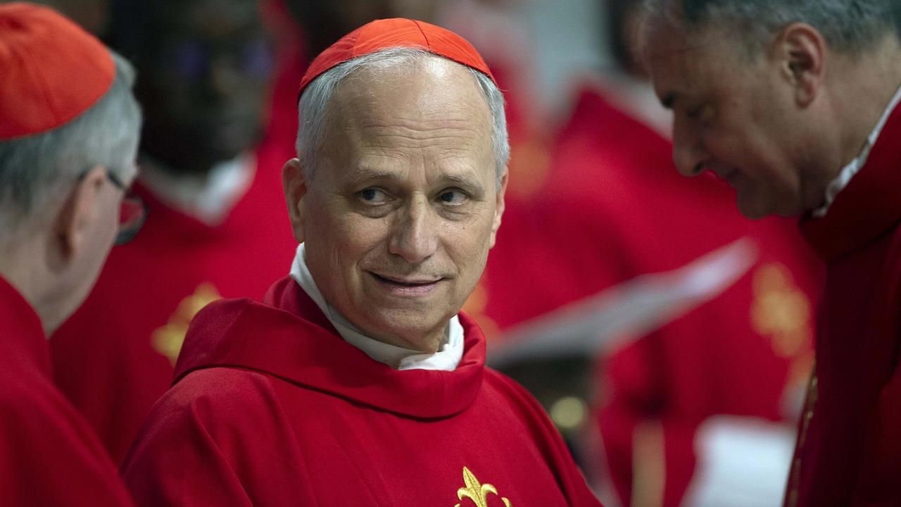 Nový pápež Lev XIV., americký kardinál Robert Prevost, pred začiatkom konkláve.