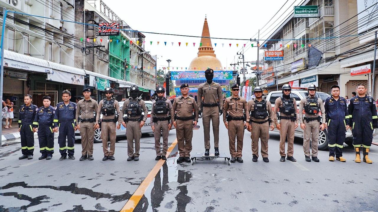 Thajská polícia ho nasadila do služby počas tamojšieho festivalu.