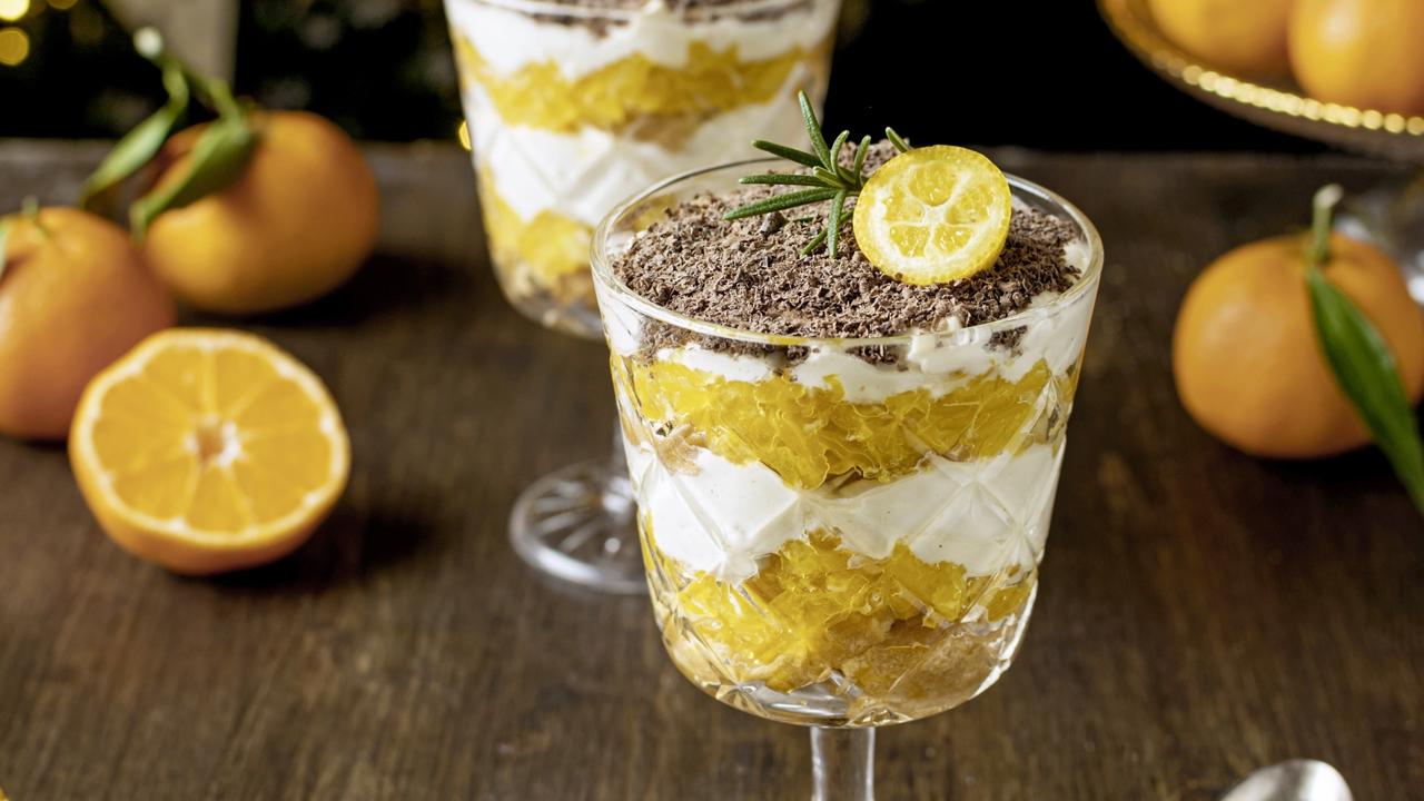 Mandarínkový trifle