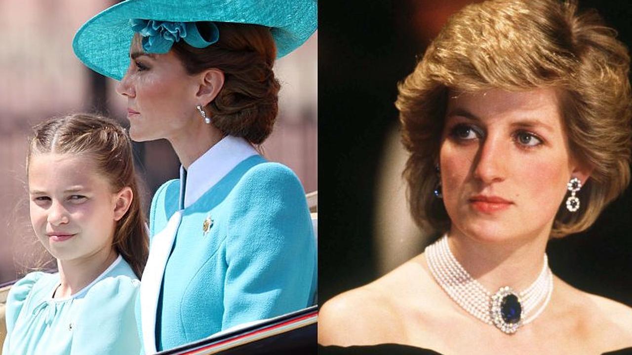 Charlotte sa nápadne podobá na babičku Dianu.