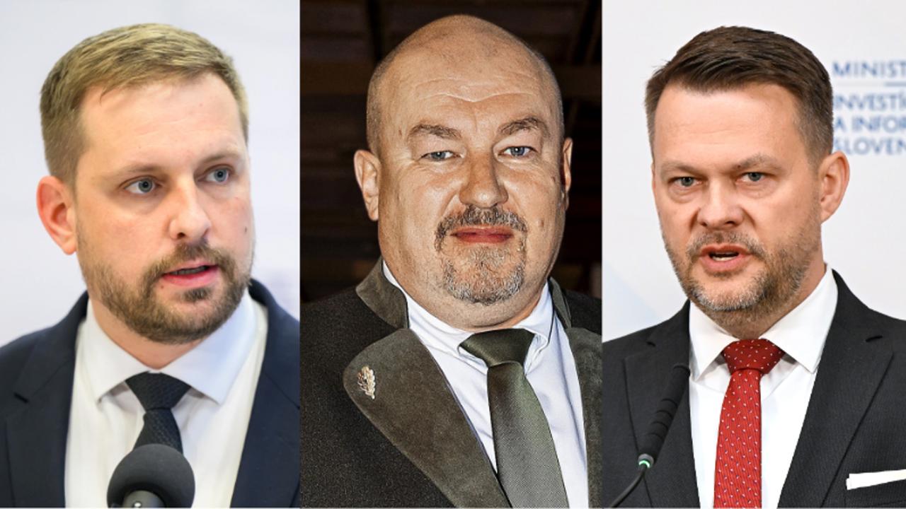 Ministri Kamil Šaško, Rudolf Huliak, Samuel Migaľ