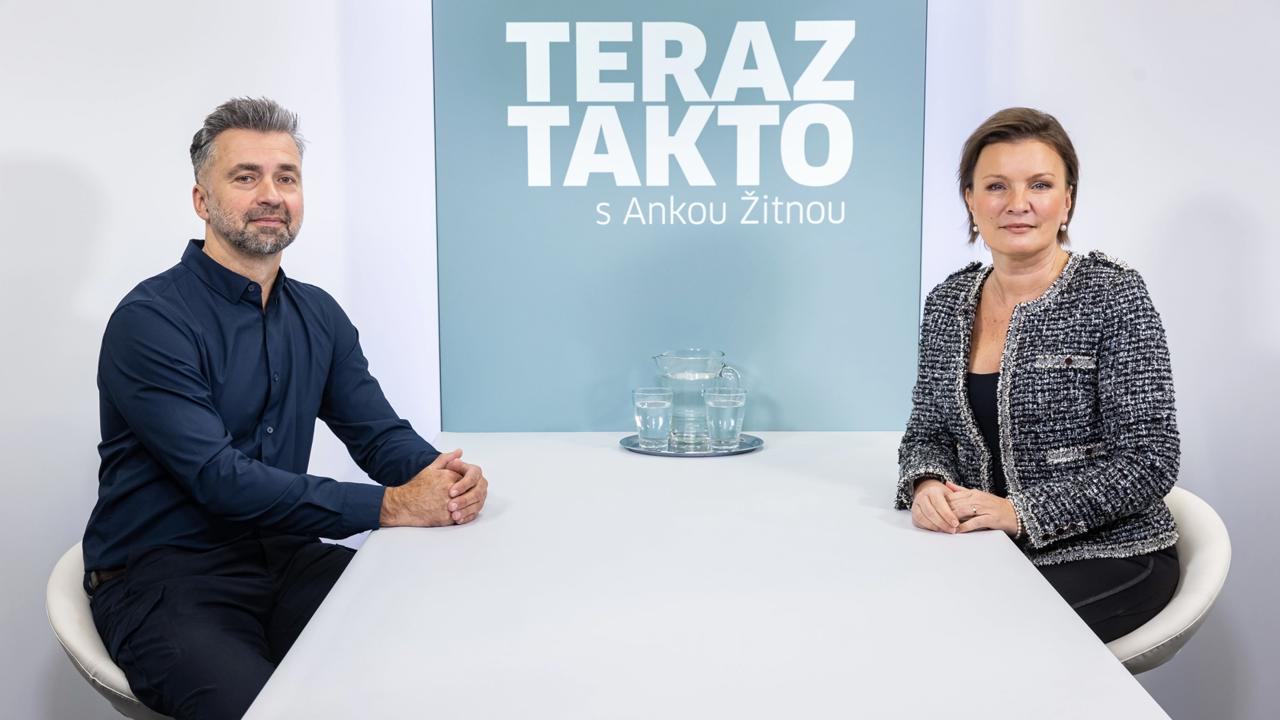 Diskusná relácia "Teraz Takto s Ankou Žitnou", ktorej hosťom bol Pavol Minár.