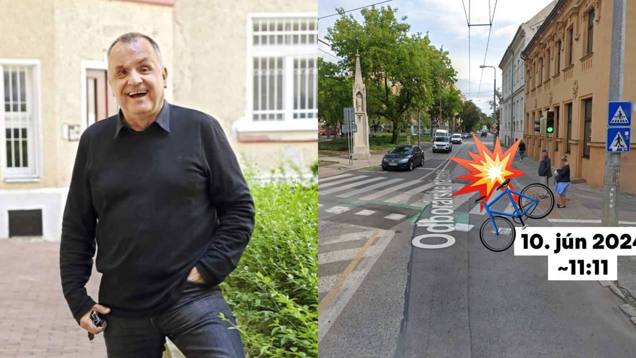 Jožo Ráž mal mať údajne podľa svedka, ktorý to opísal na facebooku, kolíziu s cyklistom.