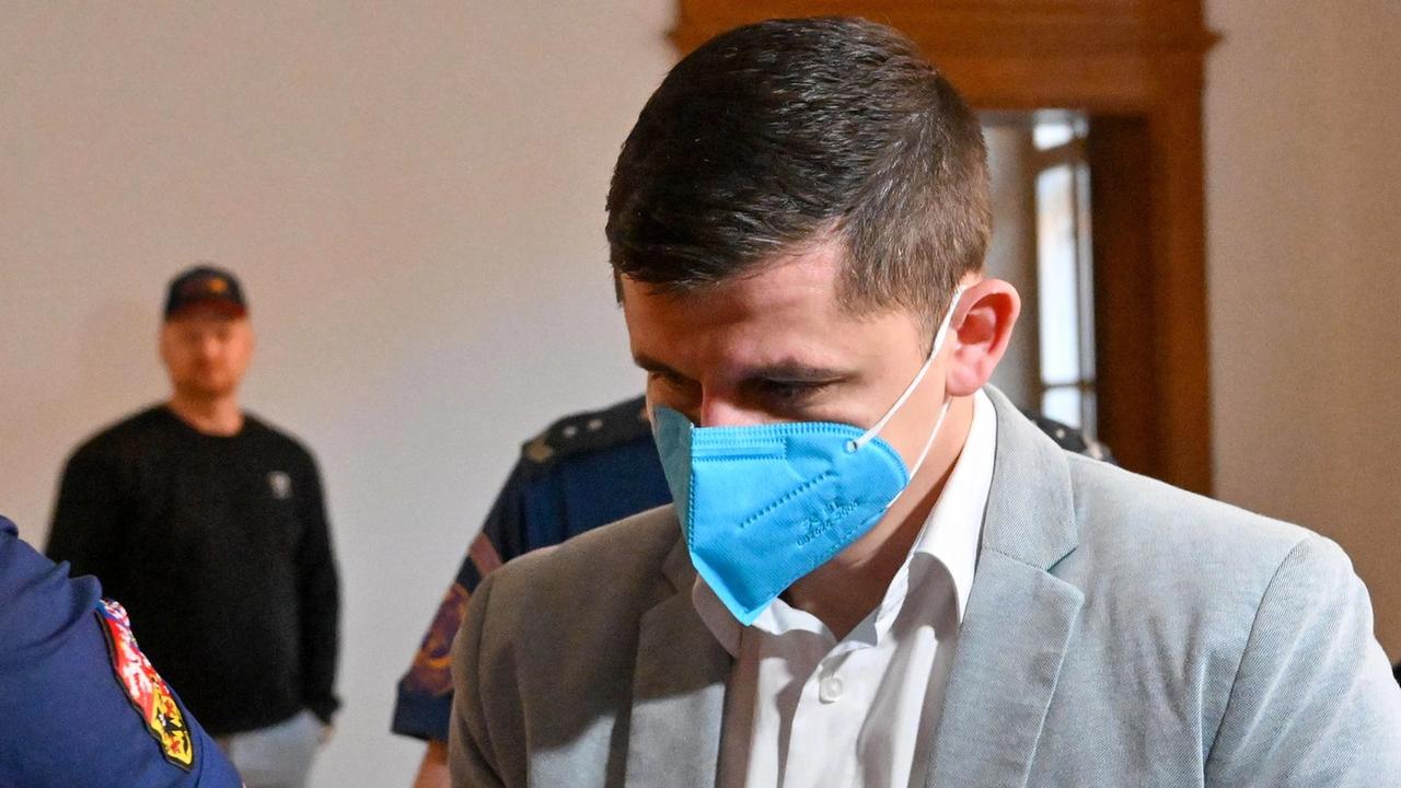 Daniel Madarász vo februári 2024 na Krajskom súde v Brne.