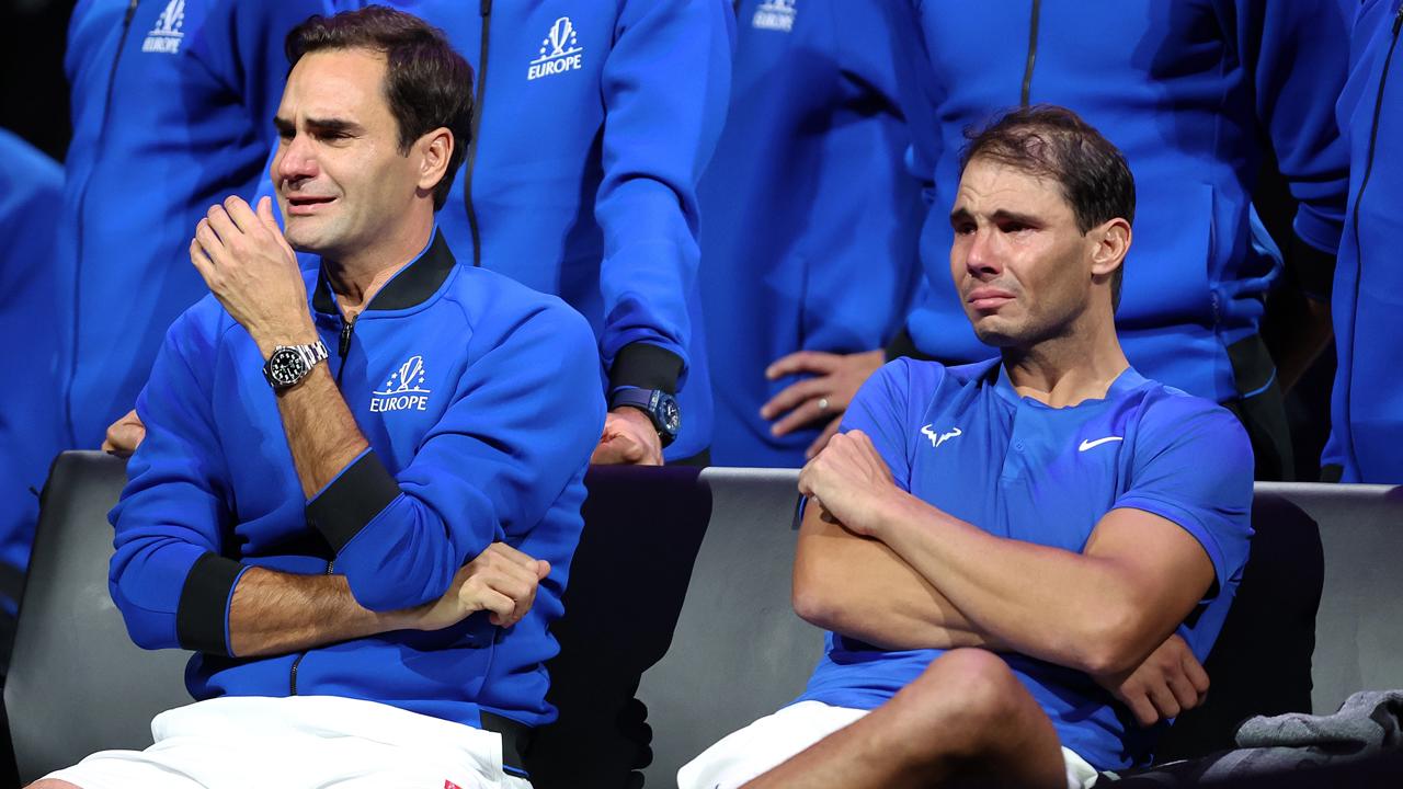 Federer a Nadal si počas Rogerovej rozlúčky poplakali. 