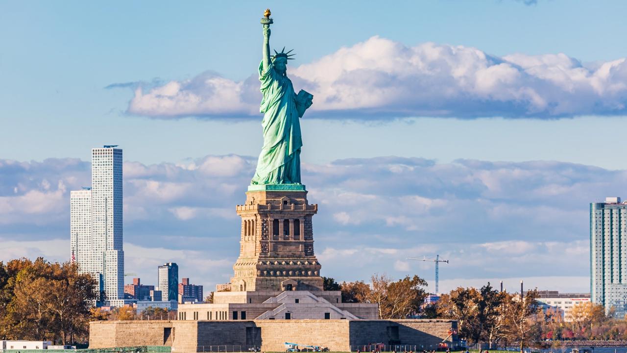 Legendárna Socha slobody v New Yorku.