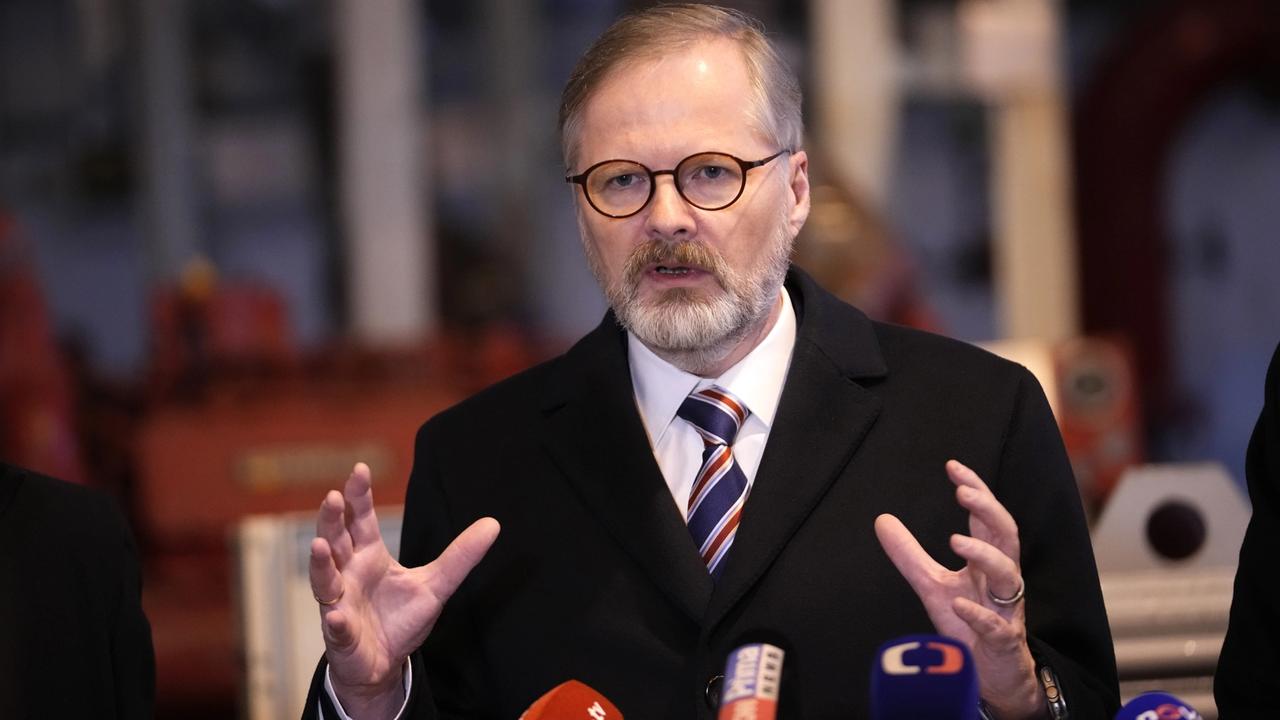 Český premiér Petr Fiala.