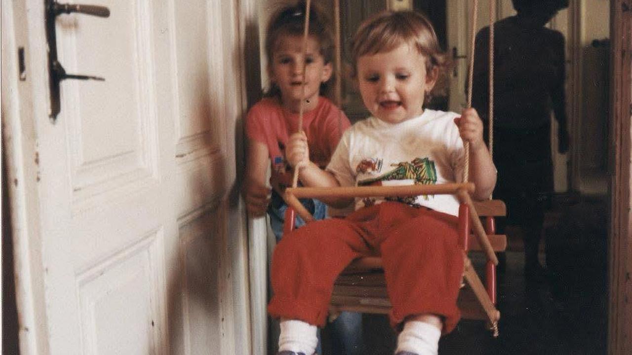 Herečka Martina Maca Zábranská ako dieťatko - v roku 1996.