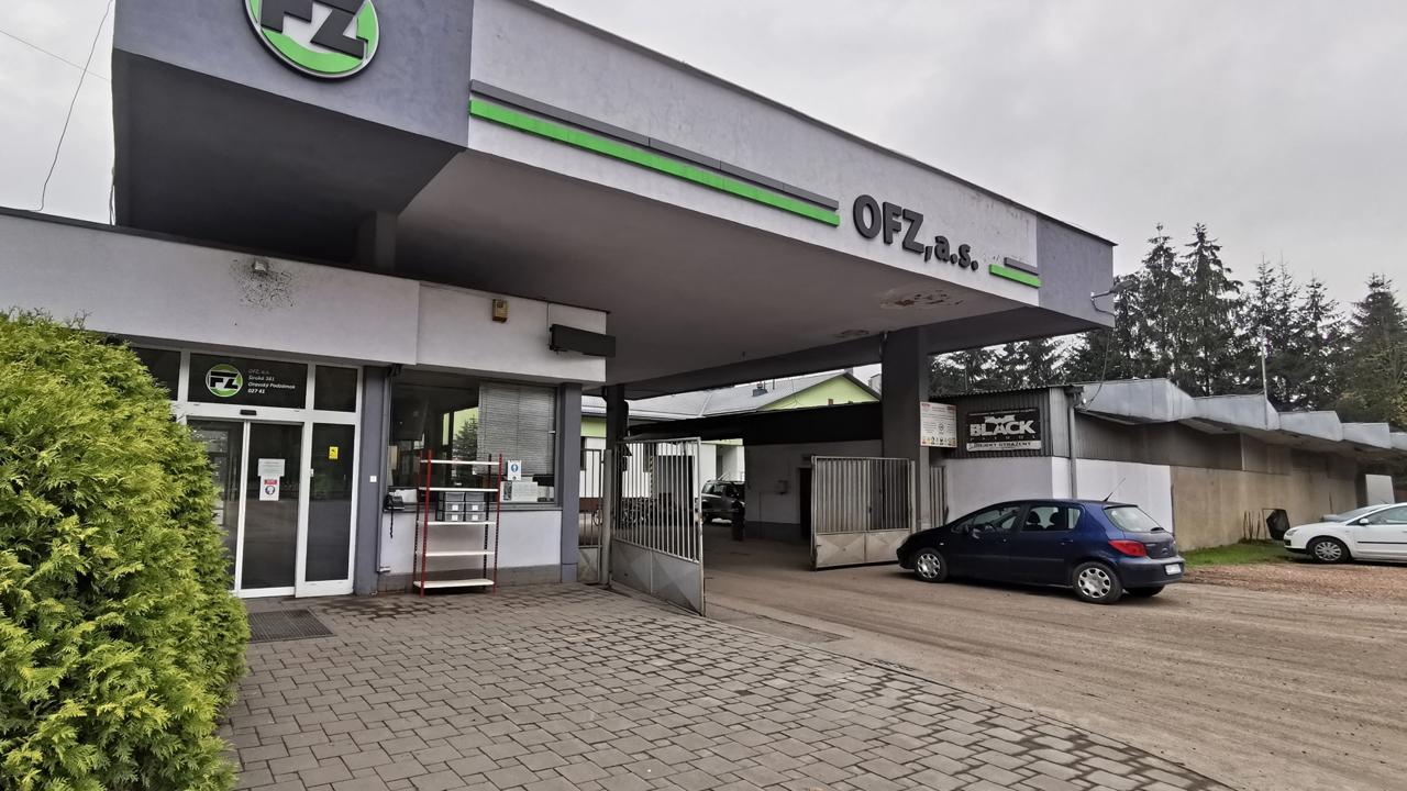 Závod spoločnosti OFZ v Oravskom Podzámku.