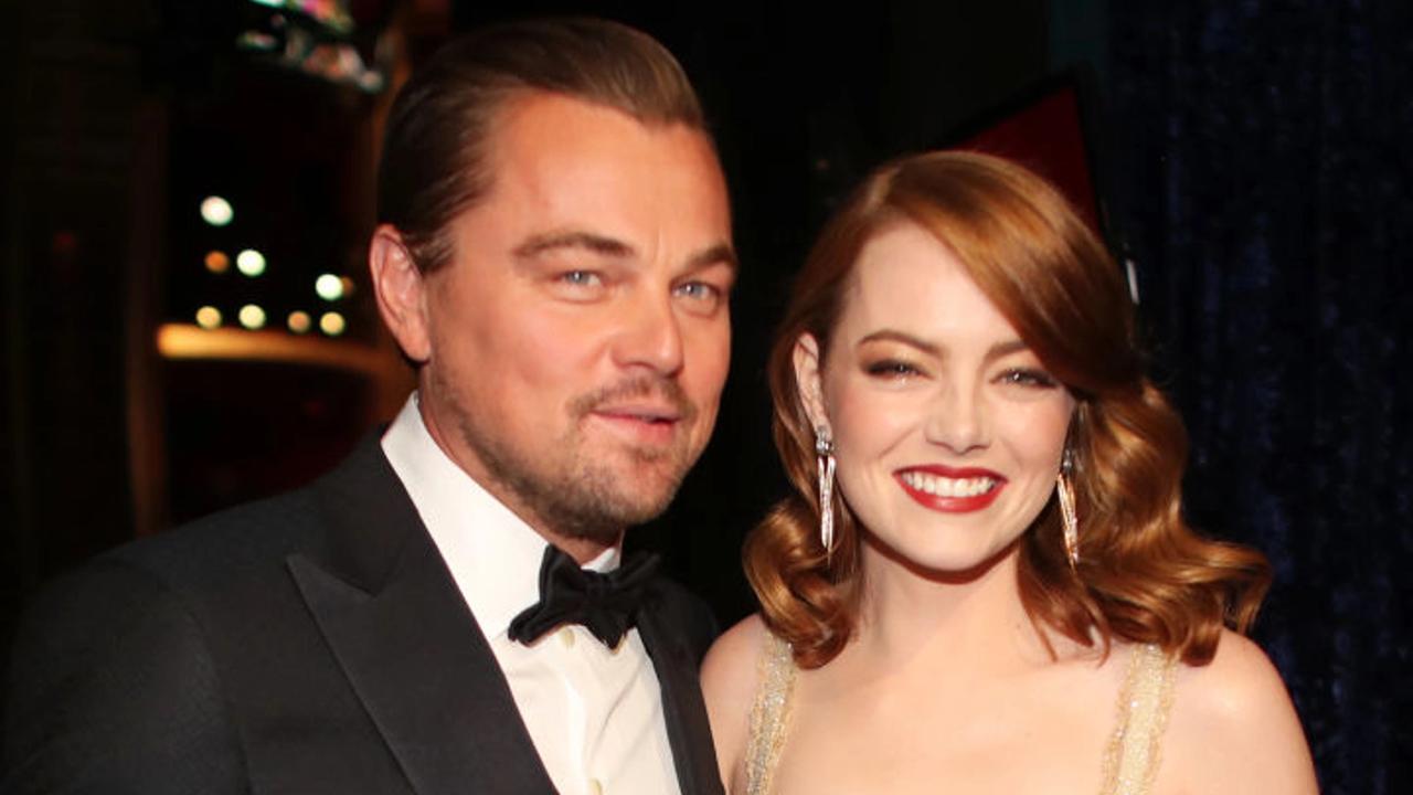 Emma Stone a Leonardo DiCaprio