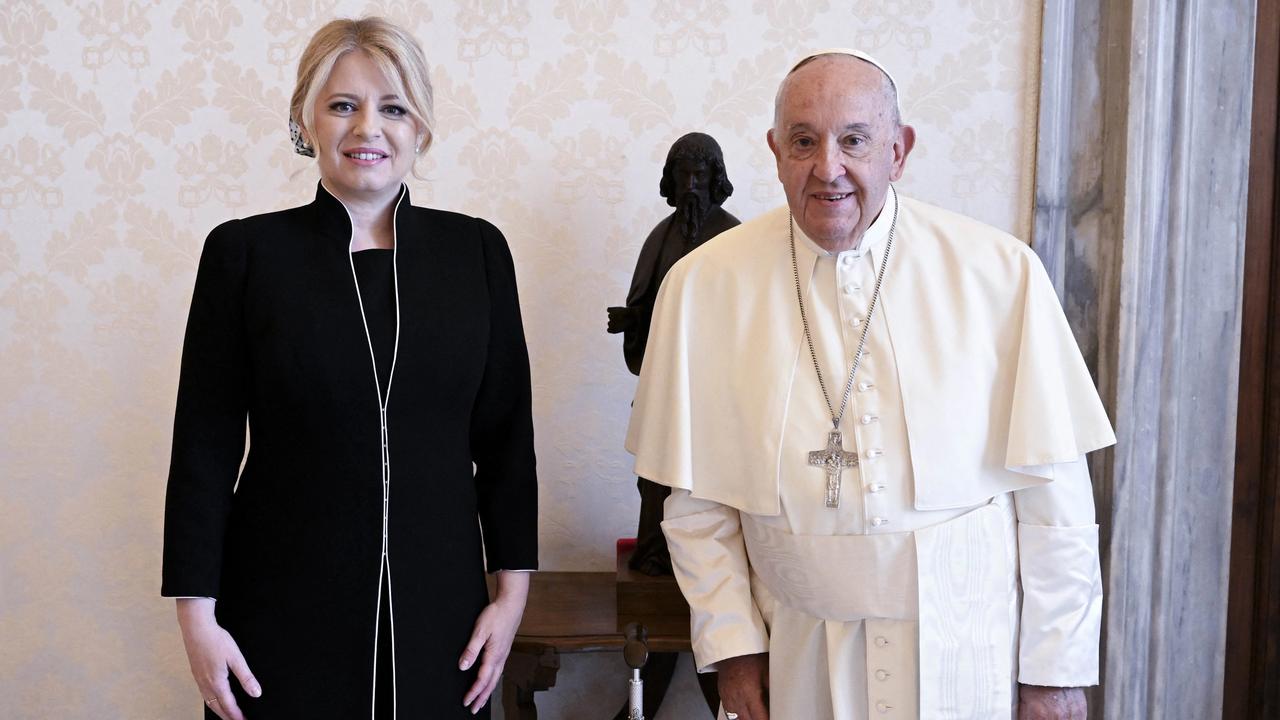 Bývalá prezidentka Zuzana Čaputová s pápežom Františkom.