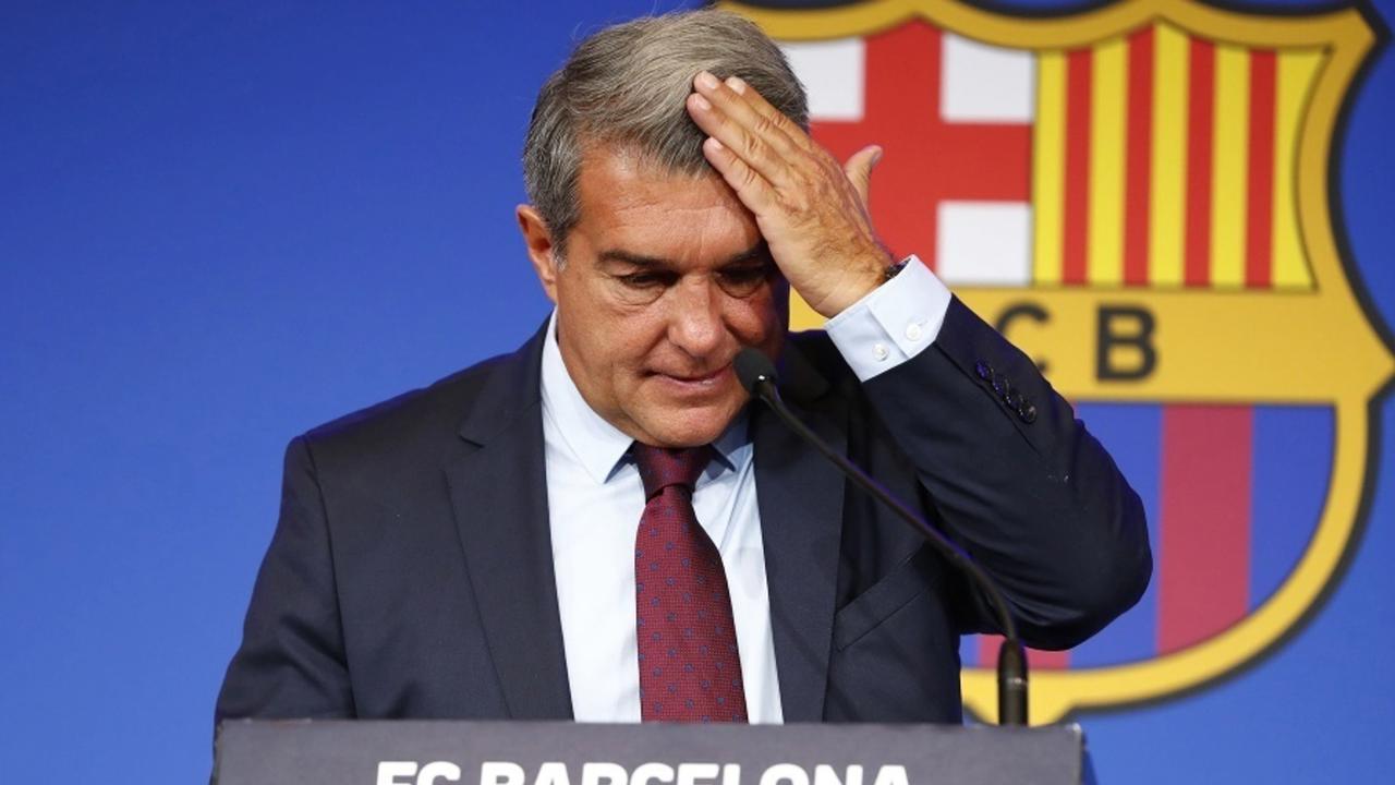 Prezident FC Barcelona Joan Laporta.