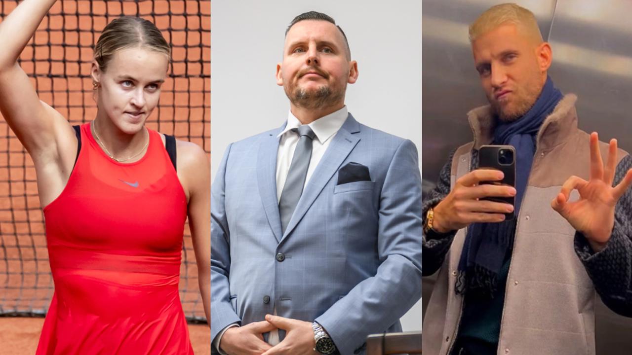 Anna Karolína Schmiedlová, Daniel Bombic a Martin Kližan.