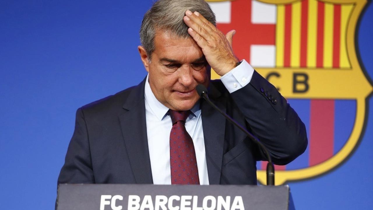 Prezident FC Barcelona Joan Laporta.