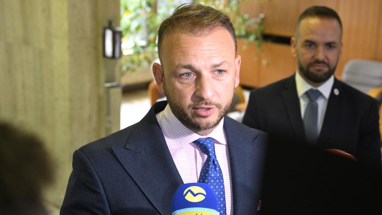 Na snímke minister vnútra SR Matúš Šutaj Eštok.