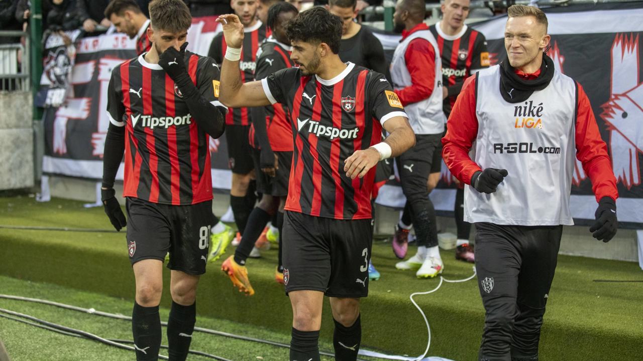 Na snímke je futbalový zápas FC Spartak Trnava - FC DAC 1904 Dunajská Streda, 20. kolo Niké liga v Trnave.