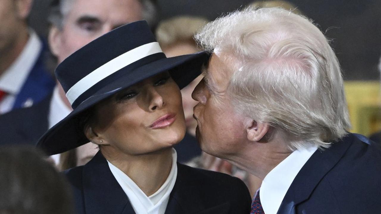 Melania Trumpová na inaugurácii Donalda Trumpa.