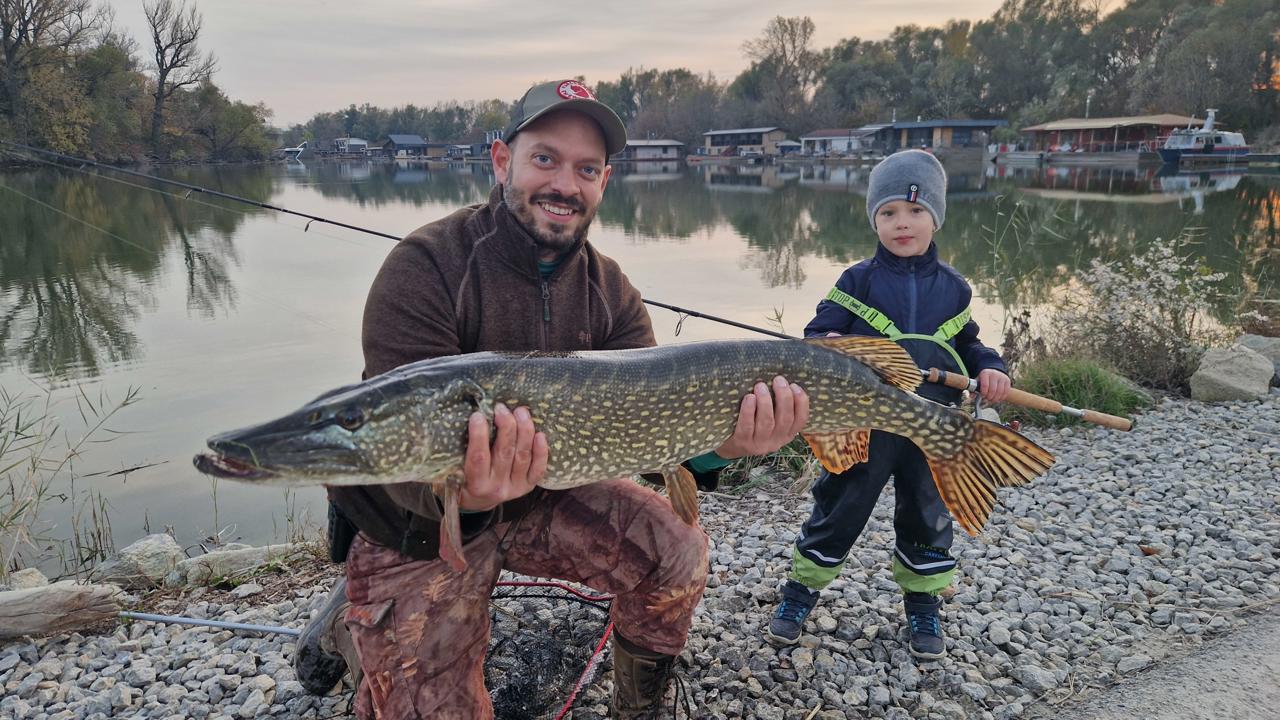 Šťuka merala 100 centimetrov a vážila 8,5 kilogramu. 