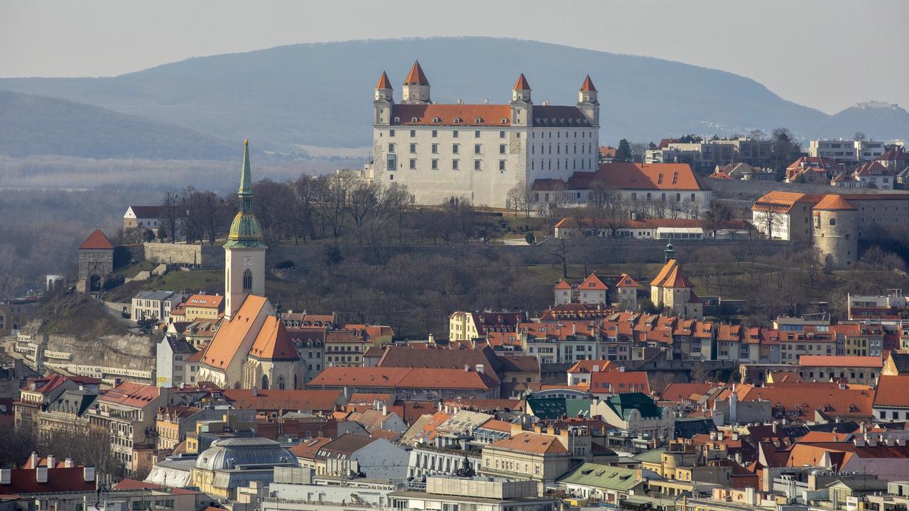 výhľad na Bratislavu