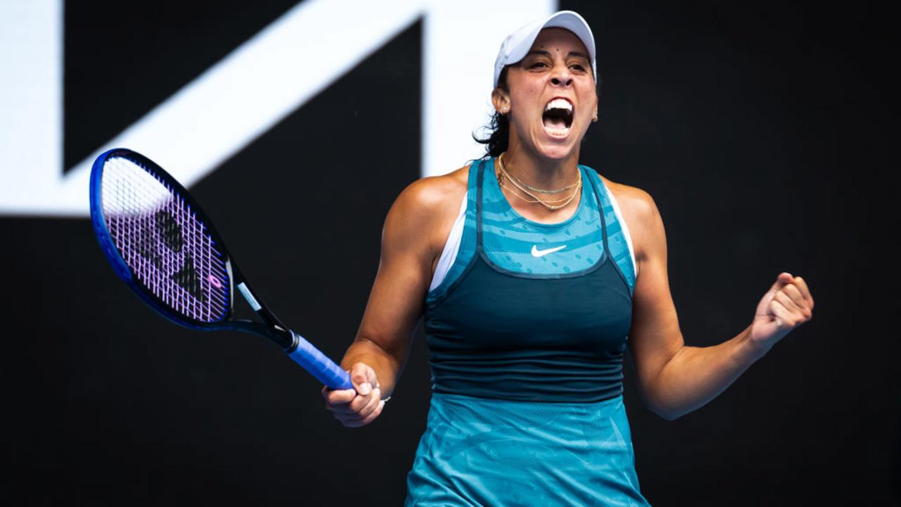 Madison Keysová sa teší z víťazstva vo finále Australian Open.