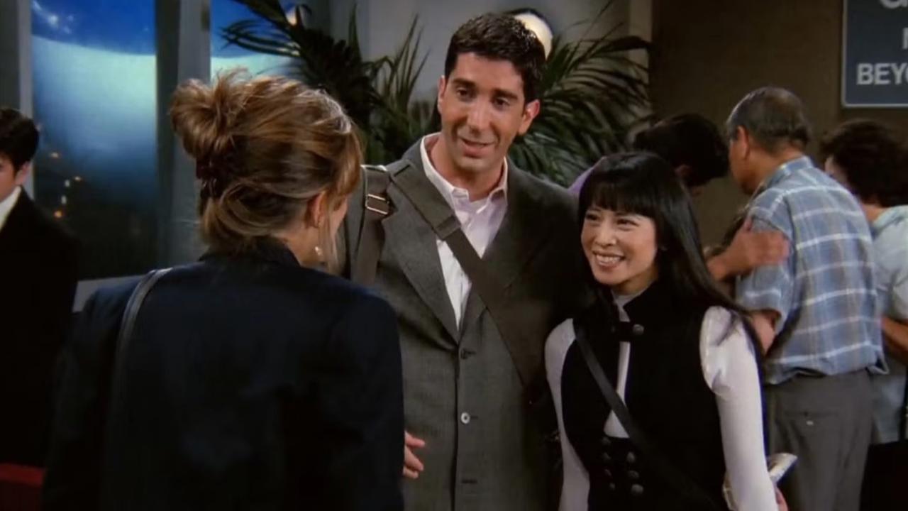 Ros a Julie: David Schwimmer a Lauren Tom