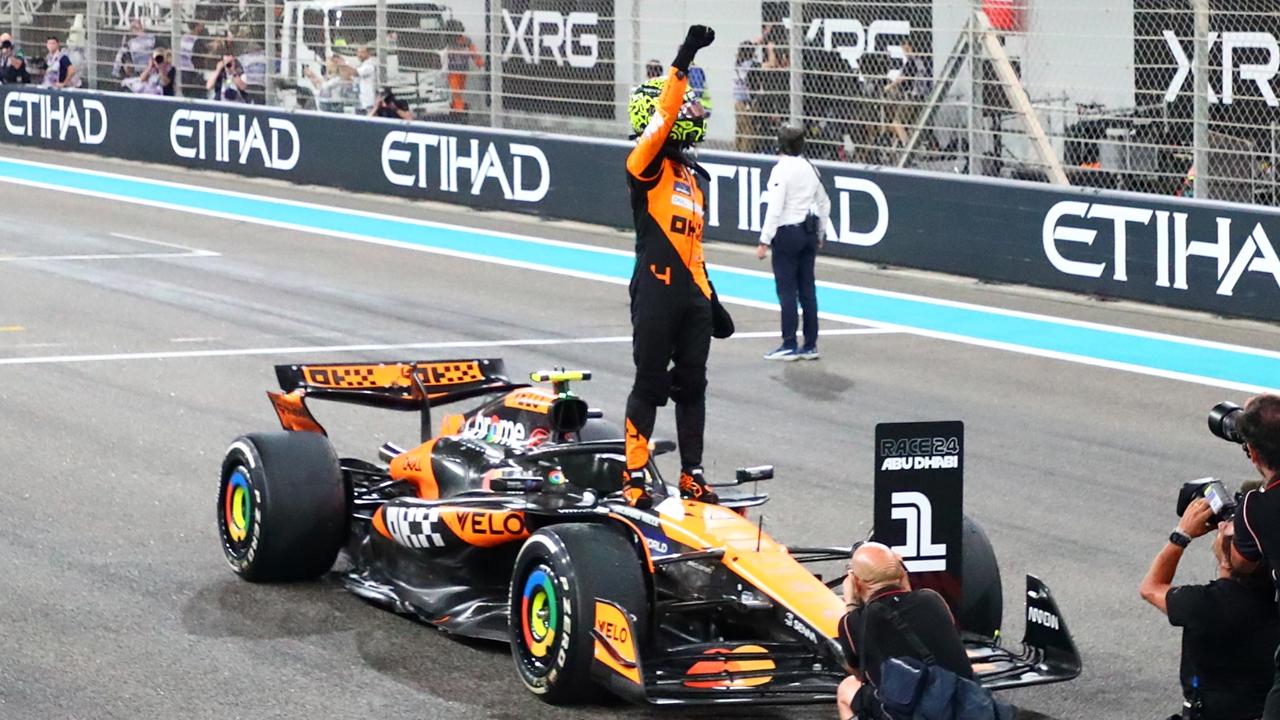 Lando Norris vyhral v Abú Zhabí.