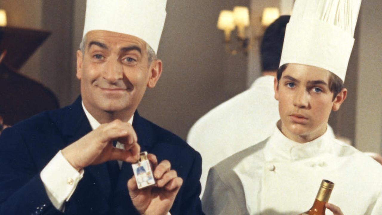 Funés hral vo filmoch so svojím najmladším synom Olivierom.