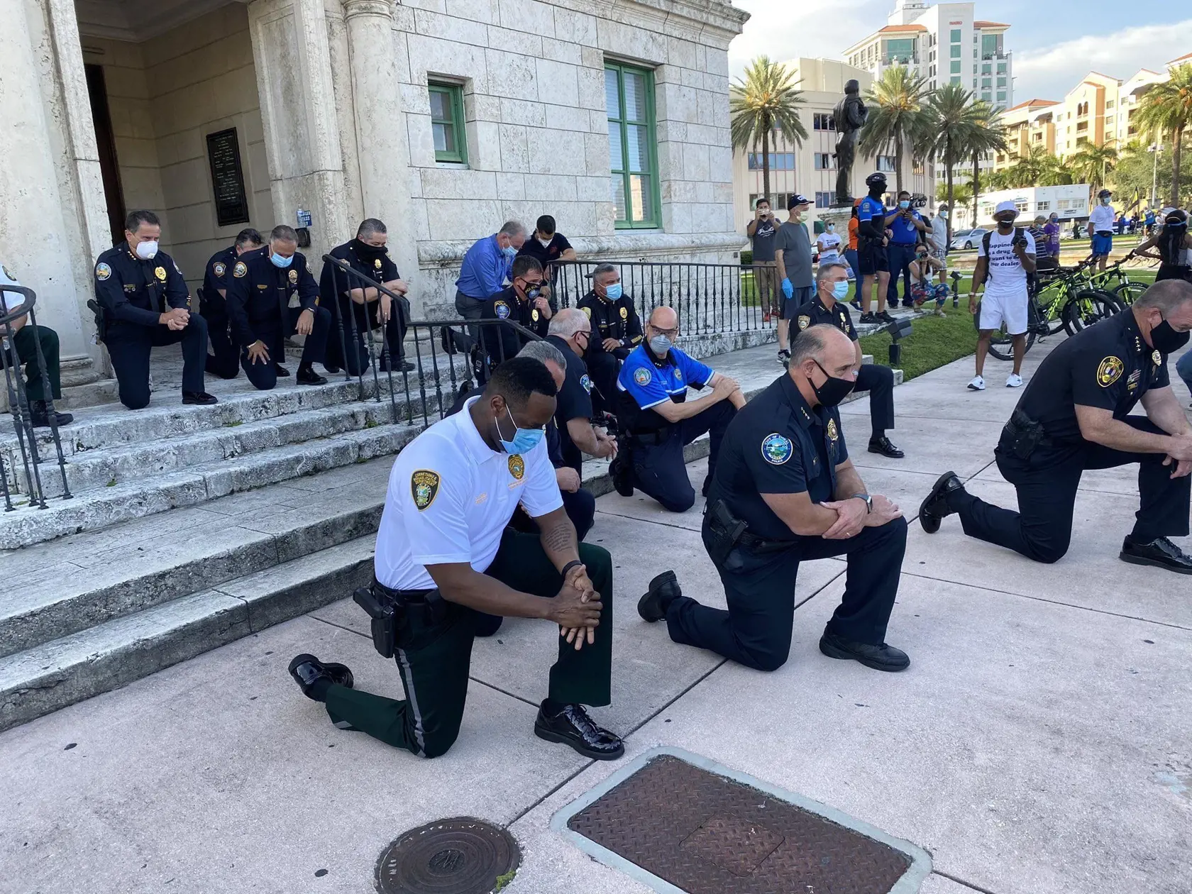 Polícia na Miami.