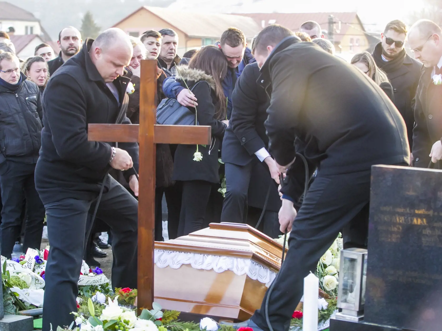 Na snímke - Pohreb novinára  Jána Kuciaka v Štiavníku

 