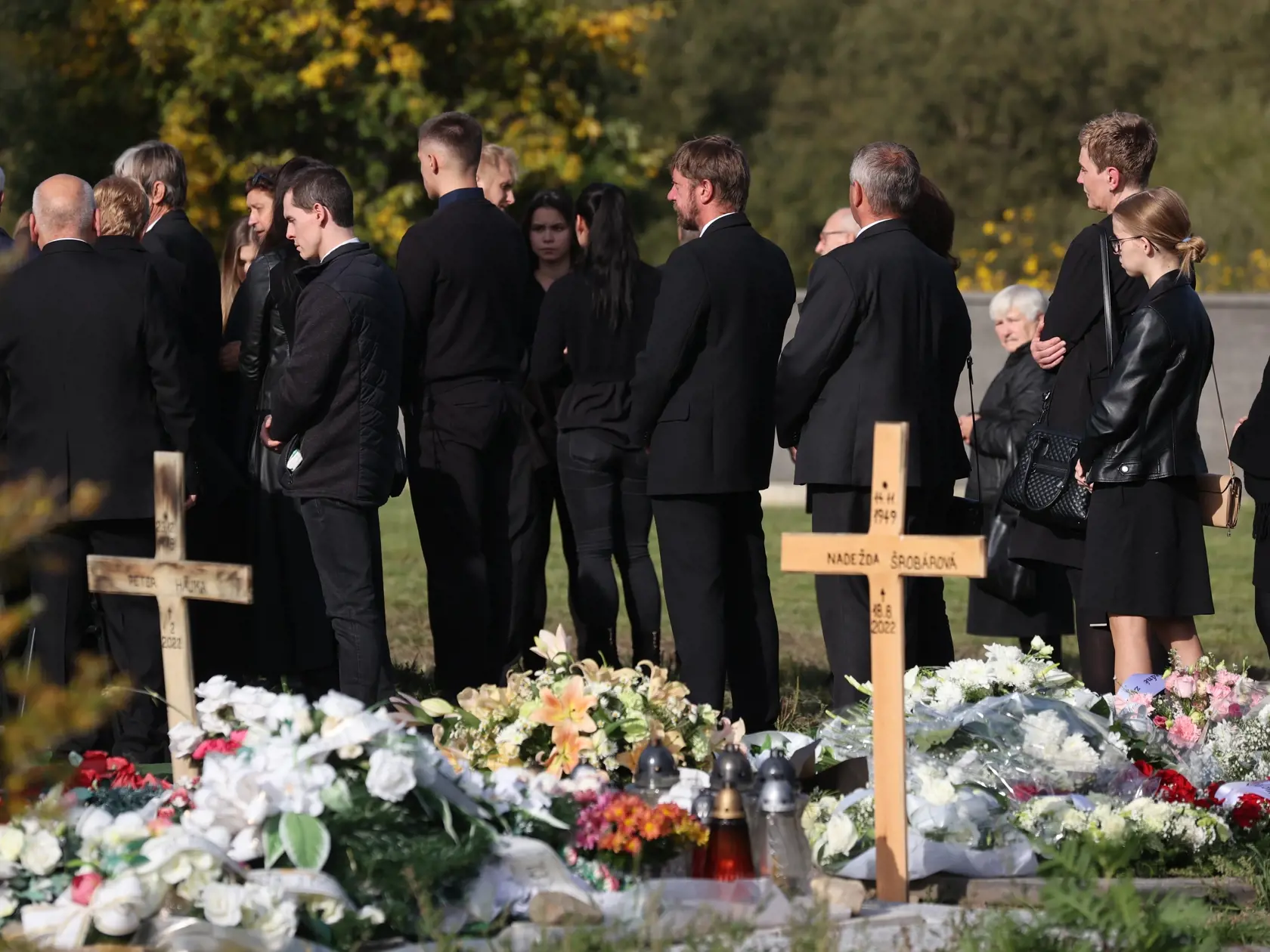 Pohreb Natálie Hamrákovej, ktorá zomrela pri nehode v Bratislave na Zochovej ulici. Tragédiu spôsobil Dušan Dědeček, ktorý šoféroval pod vplyvom alkoholu. Okrem Natálie mala nehoda ďalšie štyri obete.