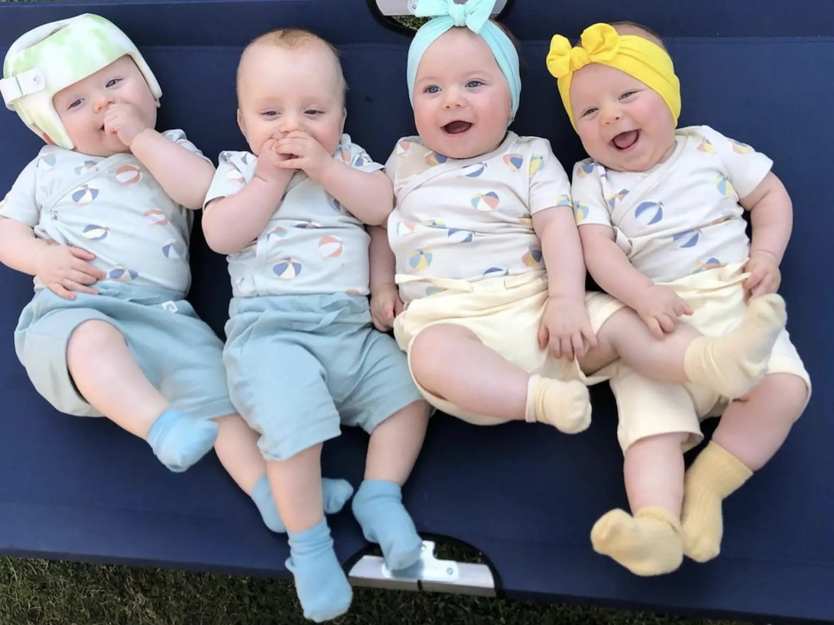 Štvorčatá - Damián, Hugo, Noémi a Eliška Križalkovičovci z Torysy (okres Sabinov).