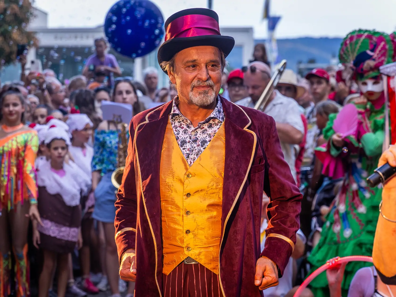 Divadelno-hudobný festival Piešťanské zábaly. Na snímke Jozef Vajda. 