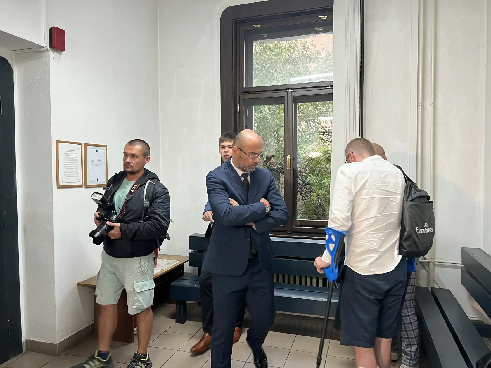 Pojednávanie s podnikateľom z Revúcej Mariánom Výborným na Špecializovanom trestnom súde v Banskej Bystrici 11.10.2023.
