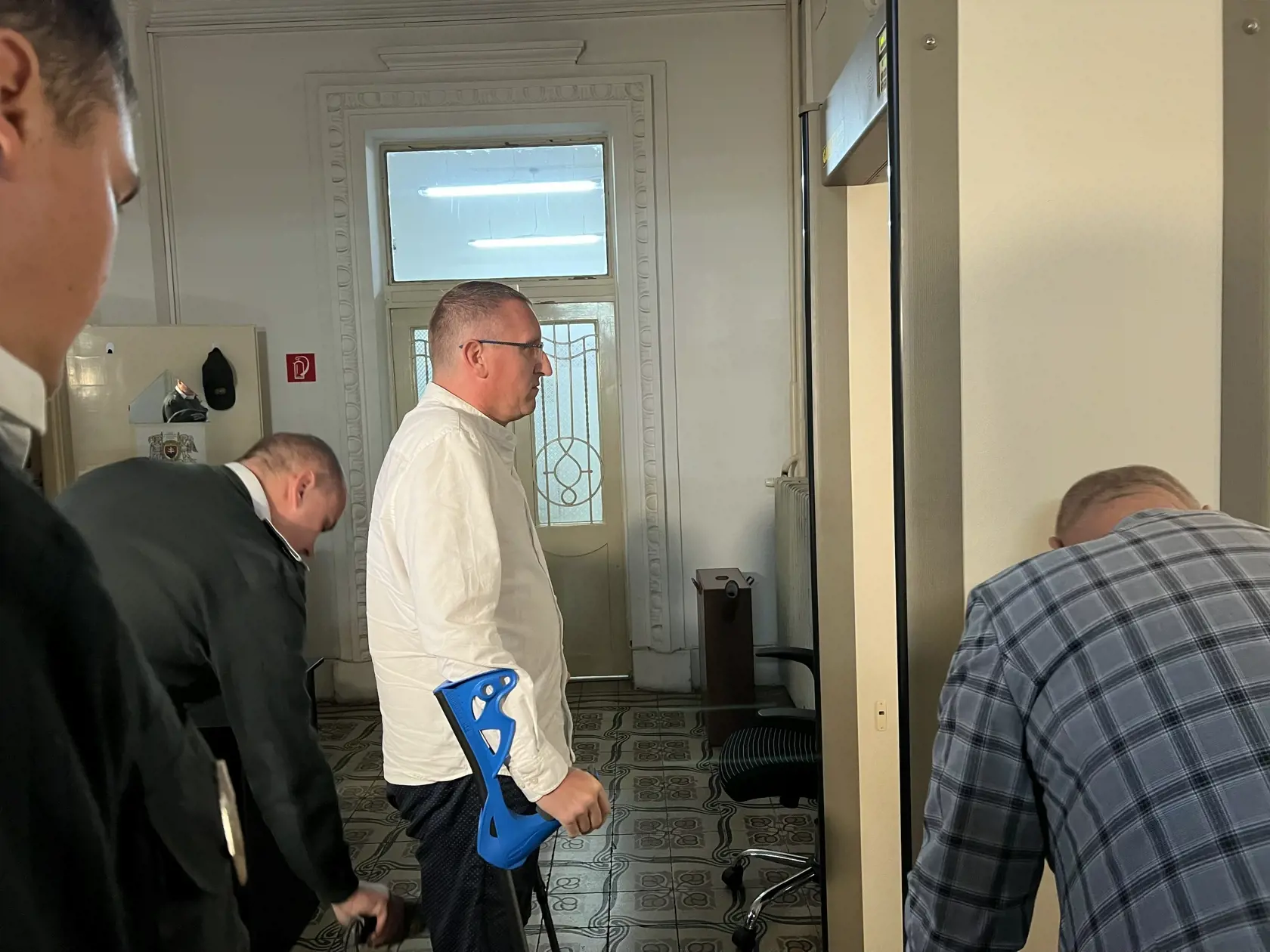 Pojednávanie s podnikateľom z Revúcej Mariánom Výborným na Špecializovanom trestnom súde v Banskej Bystrici 11.10.2023.