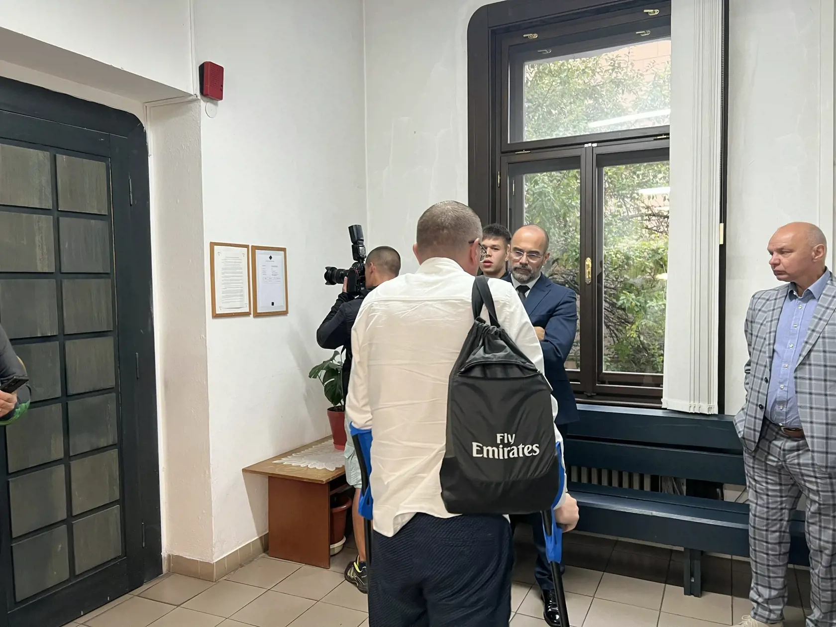Pojednávanie s podnikateľom z Revúcej Mariánom Výborným na Špecializovanom trestnom súde v Banskej Bystrici 11.10.2023.